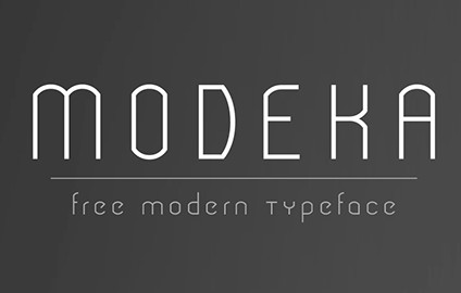 MODEKA Free Font